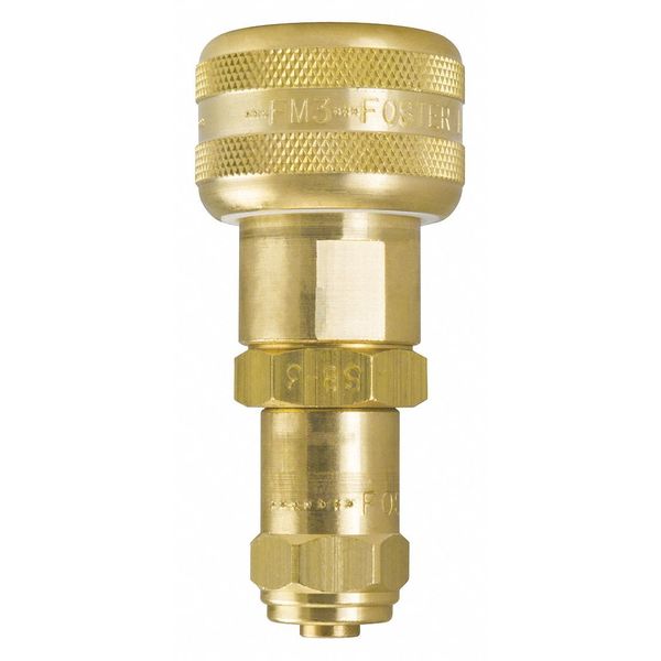 Industrial Intrchange Sckt, 3Series, Brass