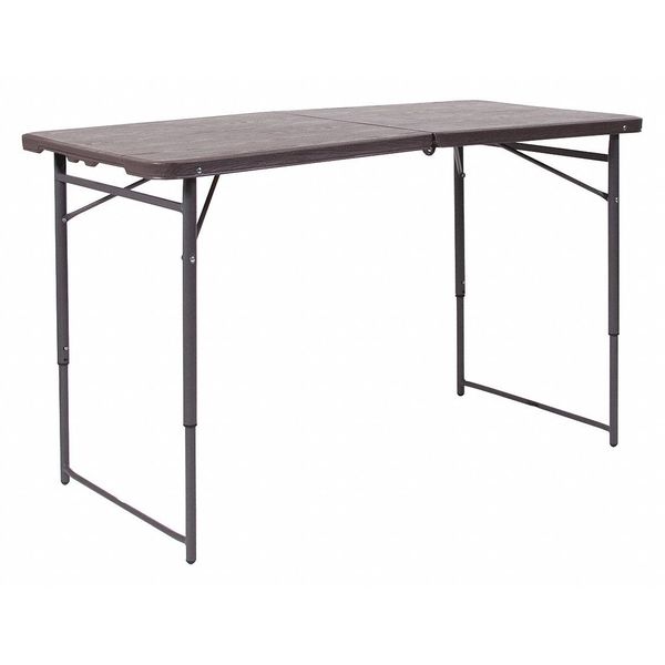 Rectangle Plastic Table, 23.5''W x 48.25''L, 23.5