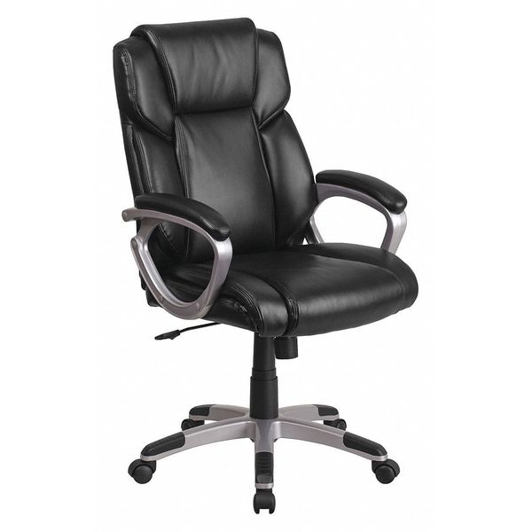 Leather Contemporary Chair, 18