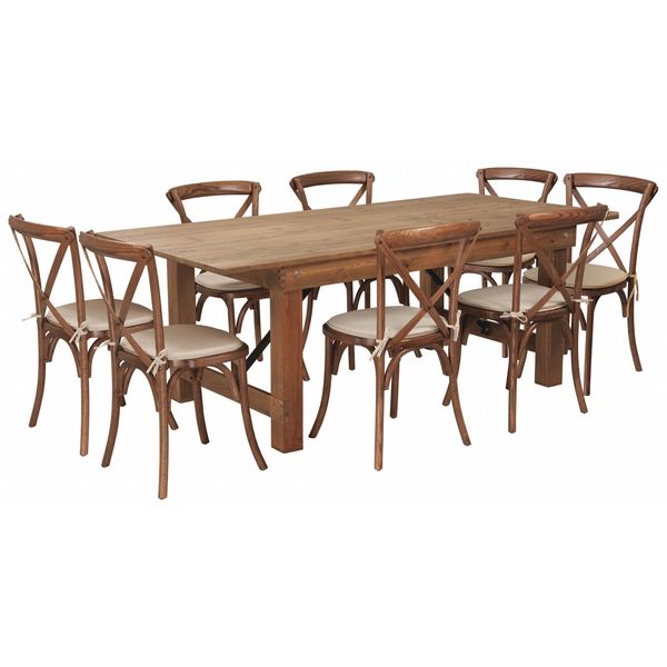 Rectangle Antique Farm Table, 40