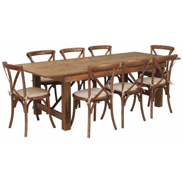 Rectangle Antique Farm Table, 40