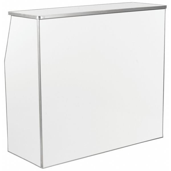 Foldable Bar, 4ft., White, 47.75