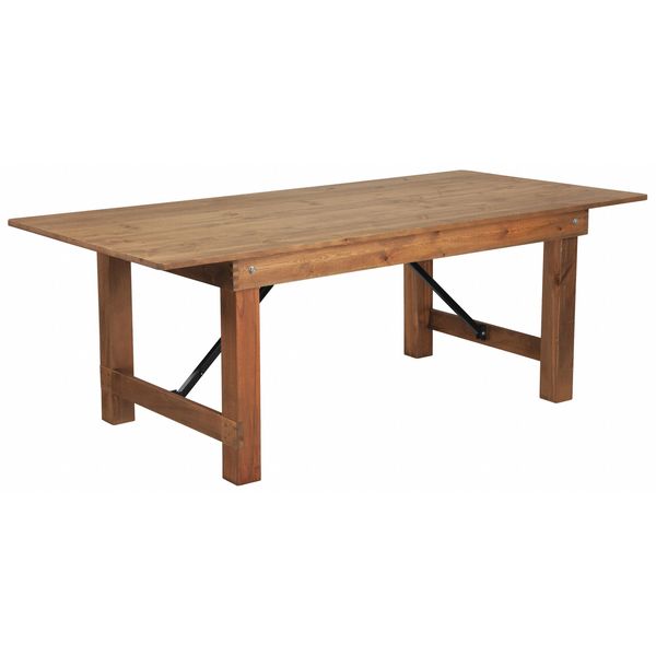 Rectangle FarmTable, Antique, Rustic, Foldng, 84
