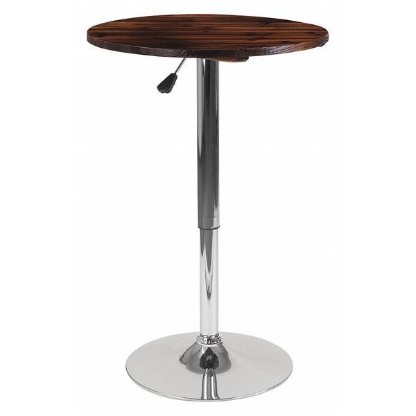 Round Table, Pine Wood Adj., 23.5