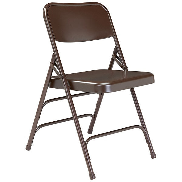 Folding Chair, Brown, Series 300, PK4