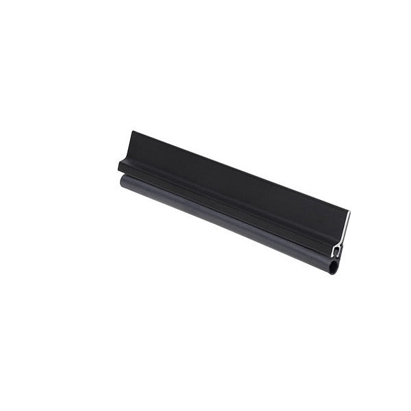 Door Weatherstripping, Silicone, Blk, 84
