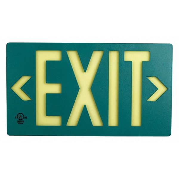 Exit, PF50, Green Doublesided