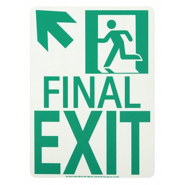 Final Exit Running Man Upper Left Arrow