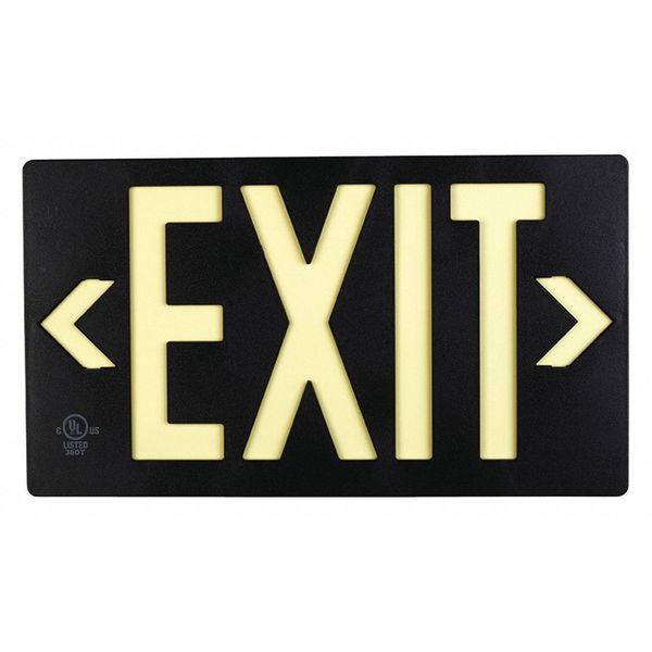 Exit, PF50, Black Single Sided