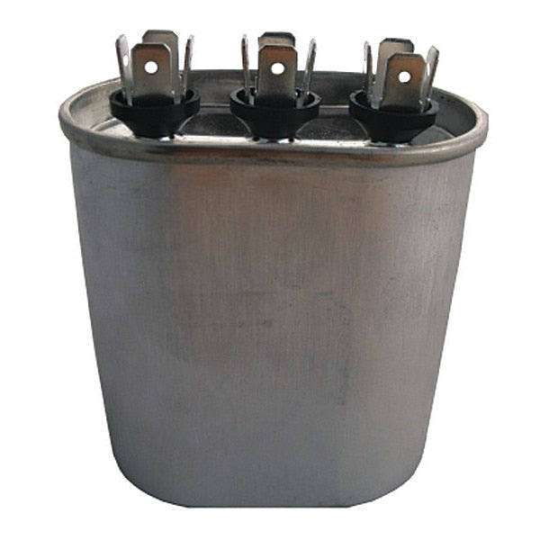 Oval Dual Run Capacitor, CD80+5X440