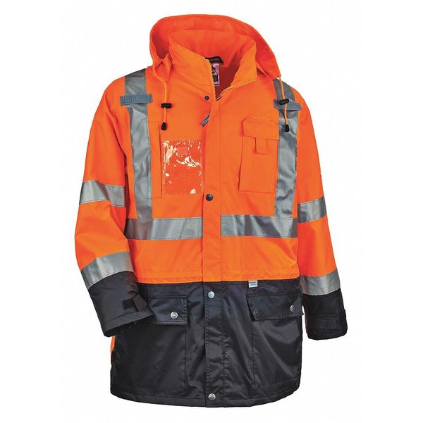 Outer Shell Hi-Vis Jacket, Orange, 2XL