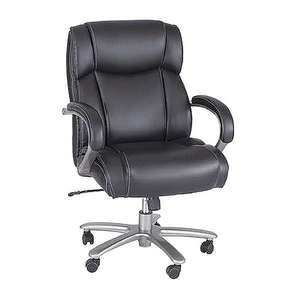 Big and Tall Chair, Bonded Leather, 19-1/2