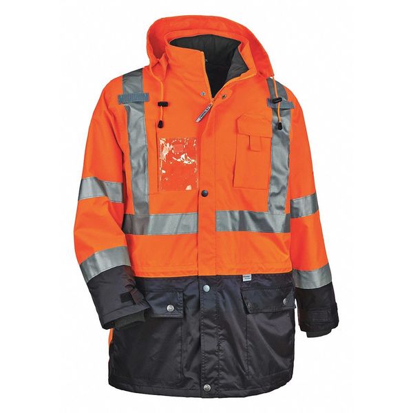 Hi Vis Thermal Jacket Kit, Orange, 2XL