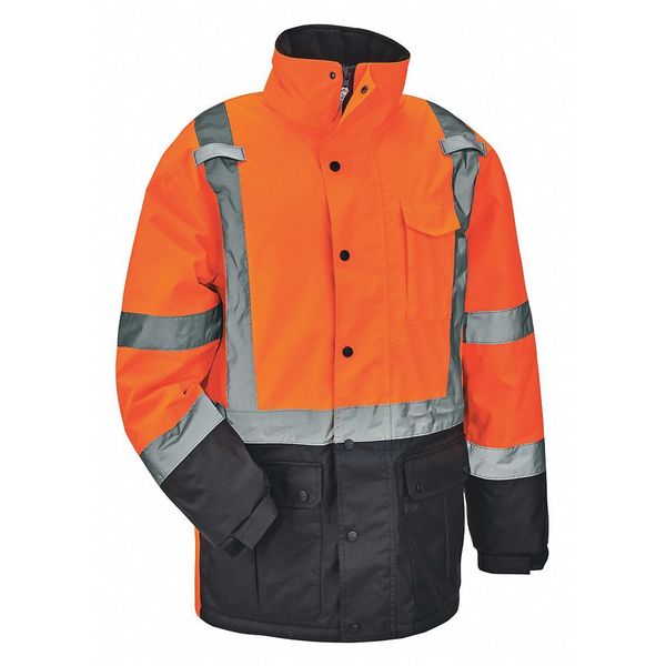 Hi Vis Thermal Parka, Orange, XL