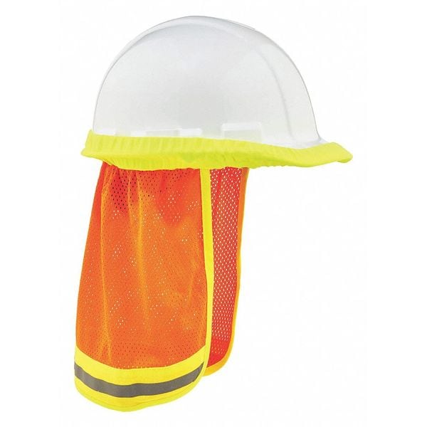 Hi-Vis Mesh Neck Shade, Reflective, Orange