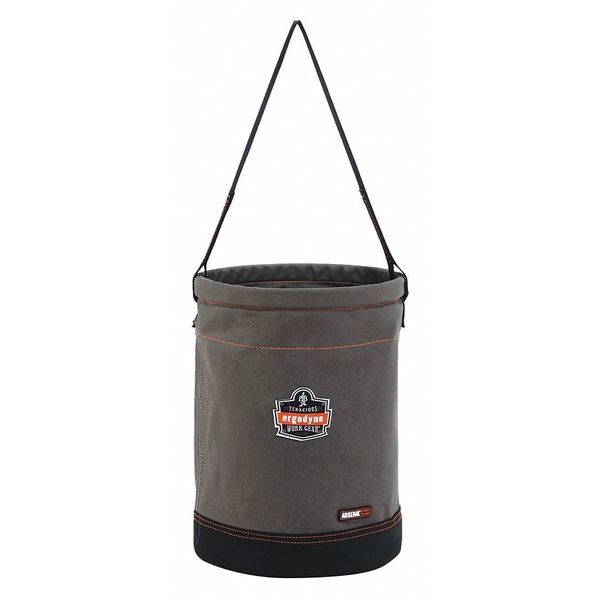 Canvas Hoist Bucket, Gray