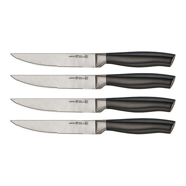 Steak Knife Set, Graphite, 4pc