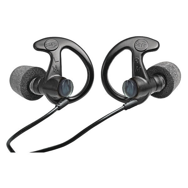 Earplugs, Sonic Defender, M, 30dB NRR, Bk