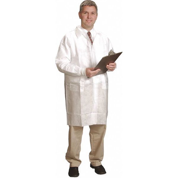 Critical Cover Alphaguard Lab Coat, Disposable, 3 Pckts, XL, PK30