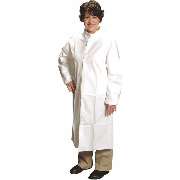 Critical Cover Comfortech Frock, Disposable, Snap Close, L, PK25