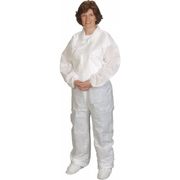 Coverall, Disposable, 2XL/3XL, Package Quantity 25, 2XL/3XL, 25 PK, White, NuTech