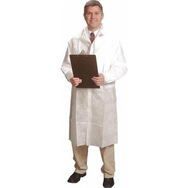 Critical CoverÂ® GenProÂ® Frock, Disposable, Snap Close, 2XL, PK30