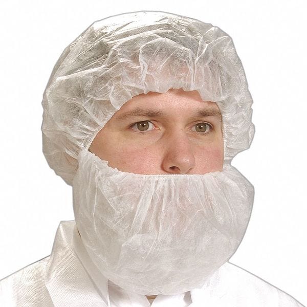 Critical CoverÂ® GenProÂ® Beard Cover, Disposable, Univ, PK1000