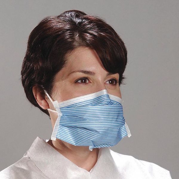Disposable Procedural Face Mask, Universal, Blue, 300PK