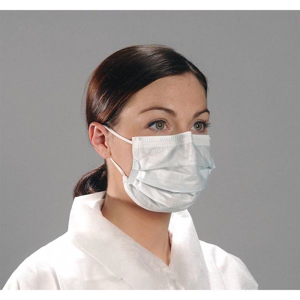 Disposable Procedural Face Mask, Universal, Blue, 500PK