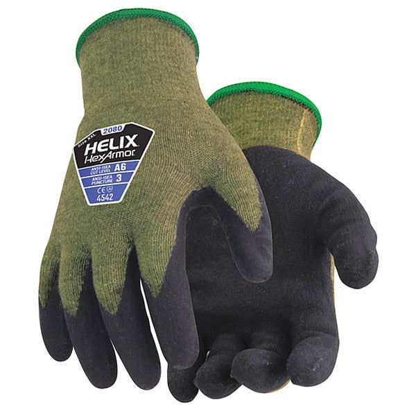 Cut Resistant Coated Gloves, A6 Cut Level, Foam Nitrile, XL, 1 PR