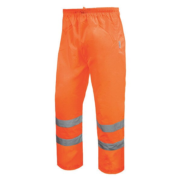 Hi-Vis Waterproof Pants, Orange, 2XL