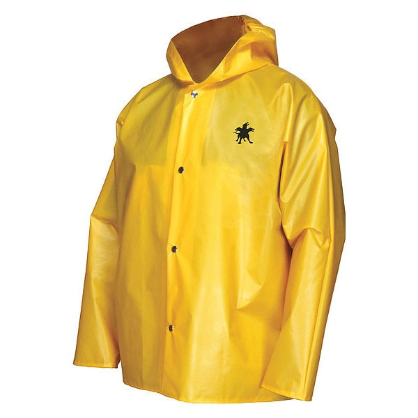 Unisex Jacket with Hood, Yellow, 3X
