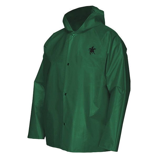 Unisex Jacket with Hood, Green, M