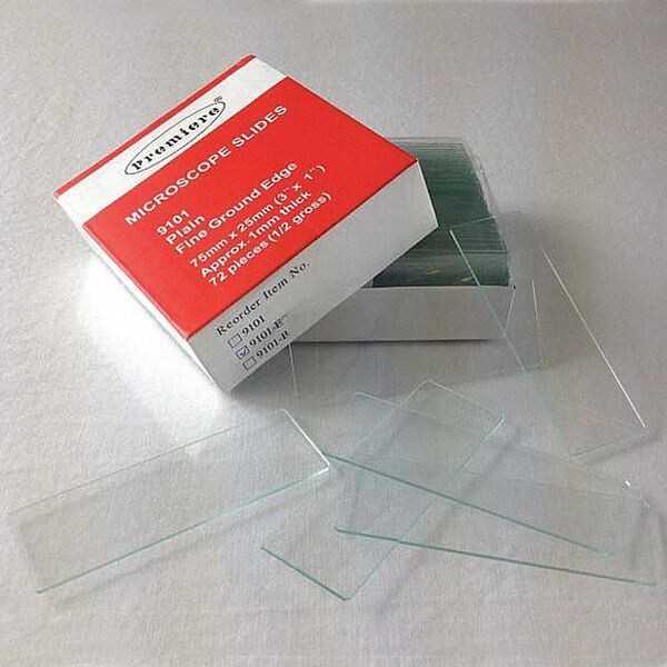 Microscope Slides, Plain, Enhanced, PK144