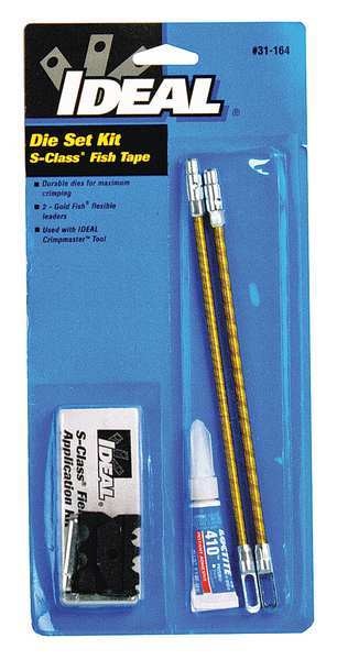 Fish Tape, Round, Steel, 10-1/2 in. L