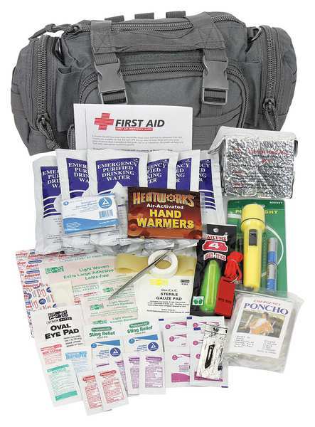 Survival Kit, Black, 6inHx5inLx12inW