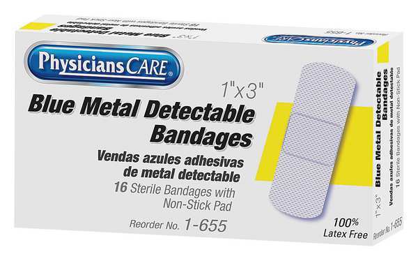 Bandage, Blue, Fabric, 3inLx1inW