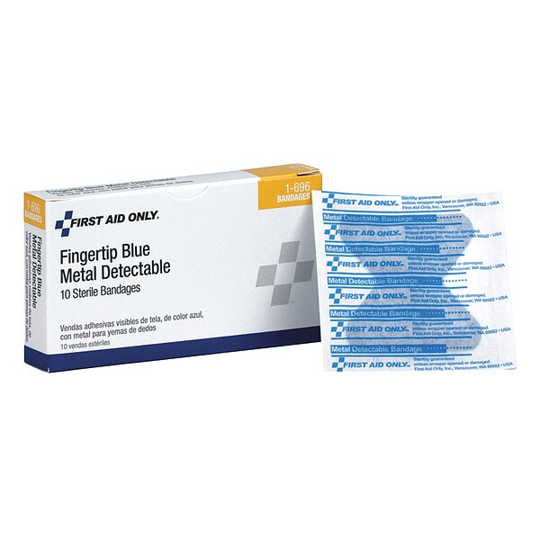 Bandage, Blue, Fabric, 2inLx1-3/8inW