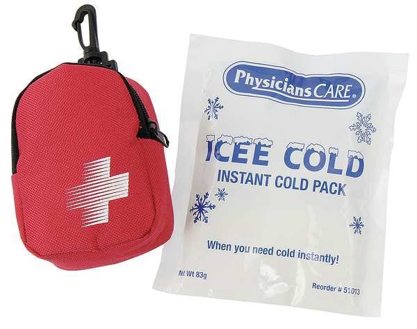 Instant Cold Pack, Red Nylon Case