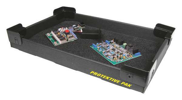 ESD Tray, 20in.Lx14in.Wx14in.D, Corrugated