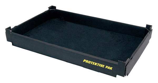 ESD Tray, 20in.Lx14in.Wx14in.D, Corrugated