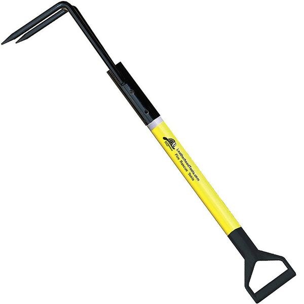 Rubbish Hook, 4 ft. Pro-Lite Pole, HiViz Yellow, D-Handle