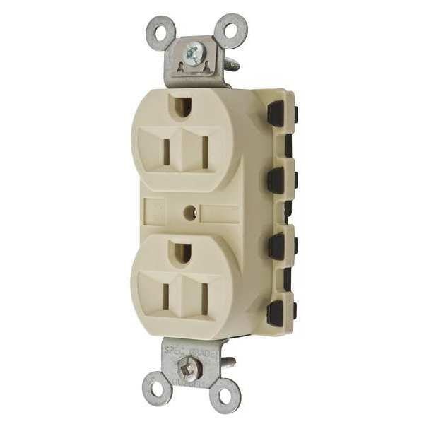 15A Duplex Modular Receptacle 125VAC 5-15R IV