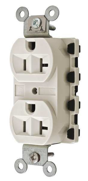 20A Duplex Modular Receptacle 125VAC 5-20R Almond