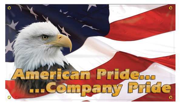 Banner, American Pride, 24 x 48 In.