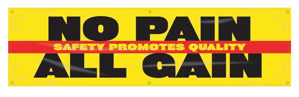 Banner, Safety Promotes Quality, 28 x 96
