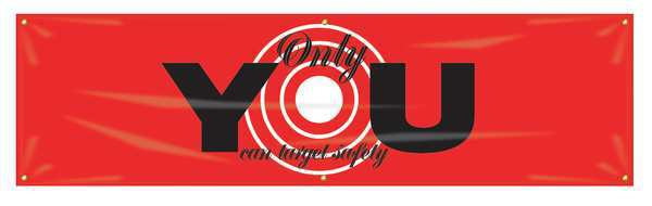 Banner, Only You Can Target, 28 x 96 In.