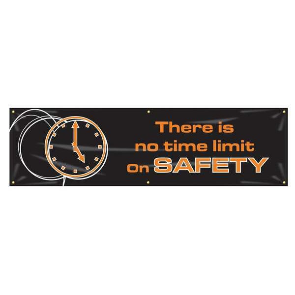 Banner, There Is No Time, 28 x 96 In.