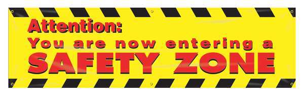 Banner, Attention You Are Now, 28 x 96 In.