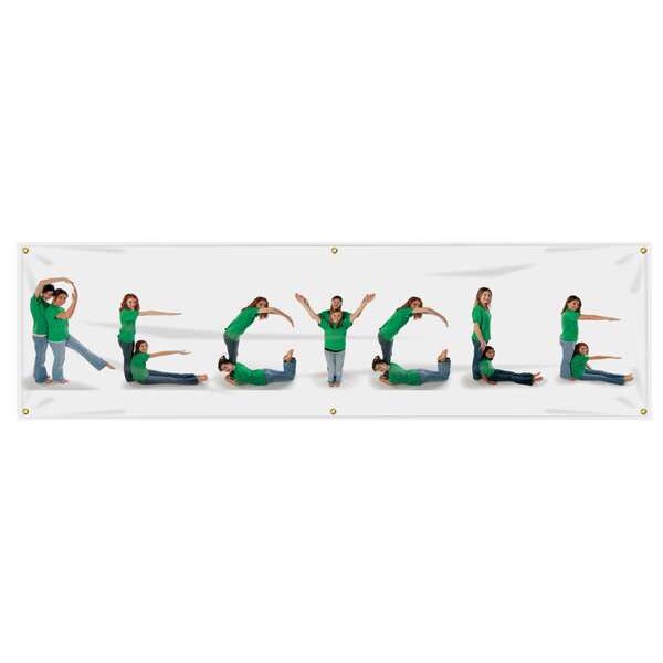 Banner, Recycle, 28 x 96 In.
